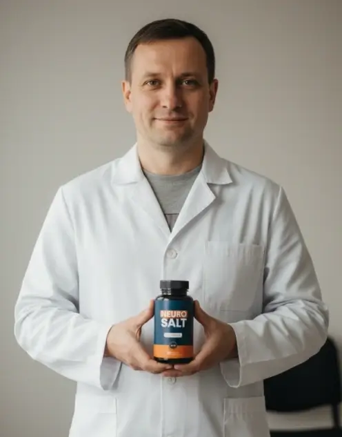 Doctor explaining how NeuroSalt supports nerve health